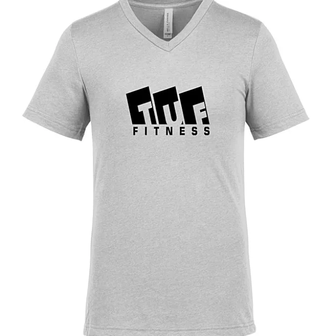 Bella+Canvas V-Neck T-Shirt - Men's - Heathers - Screen