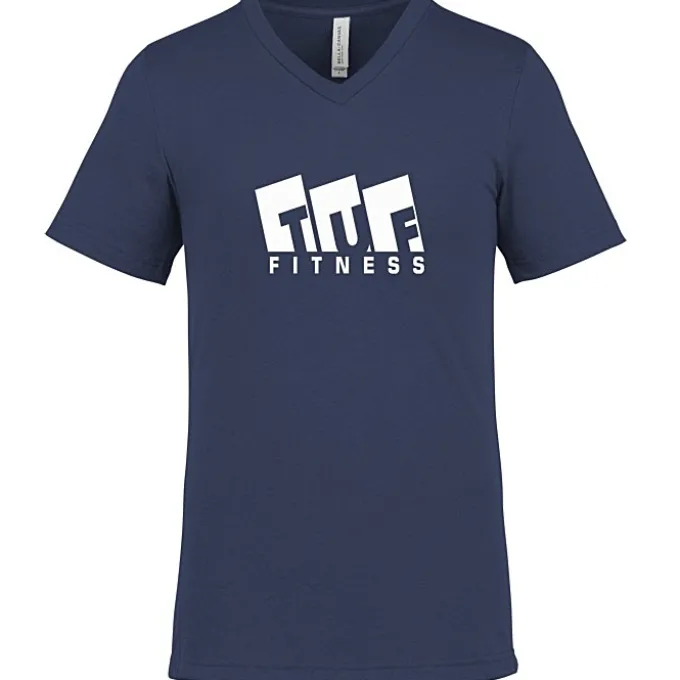 Bella+Canvas V-Neck T-Shirt - Men's - Heathers - Screen