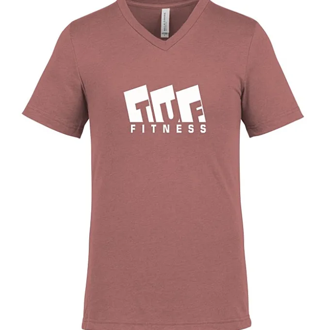 Bella+Canvas V-Neck T-Shirt - Men's - Heathers - Screen