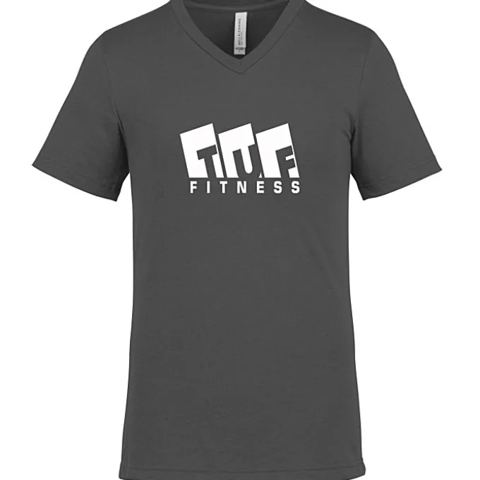 Bella+Canvas V-Neck T-Shirt - Men's - Heathers - Screen