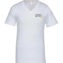 Bella+Canvas V-Neck T-Shirt - Men's - Embroidered