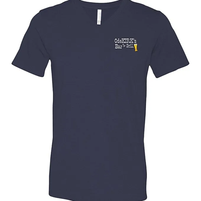 Bella+Canvas V-Neck T-Shirt - Men's - Embroidered