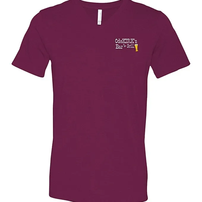Bella+Canvas V-Neck T-Shirt - Men's - Embroidered