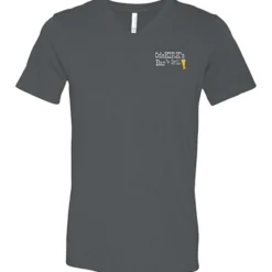 Bella+Canvas V-Neck T-Shirt - Men's - Embroidered