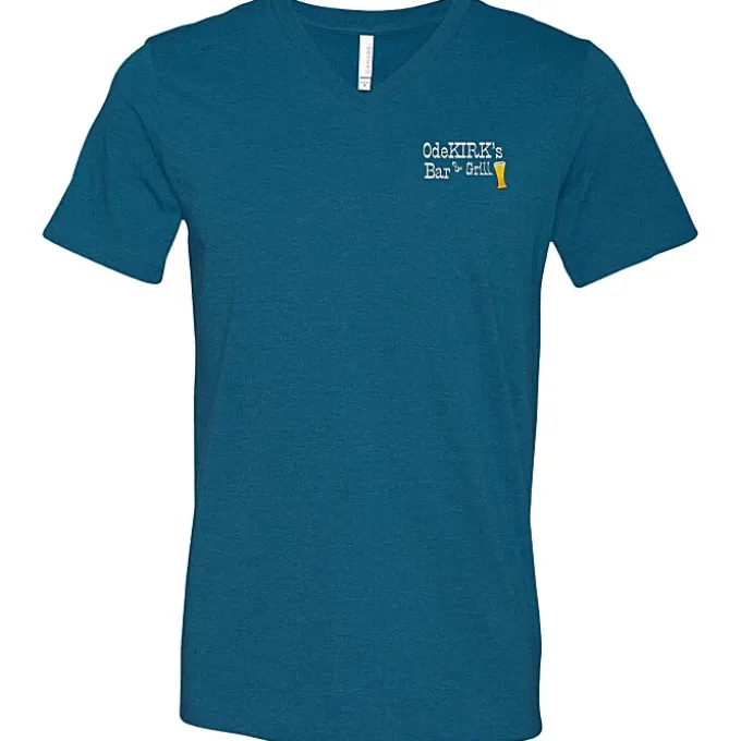 Bella+Canvas V-Neck T-Shirt - Men's - Embroidered
