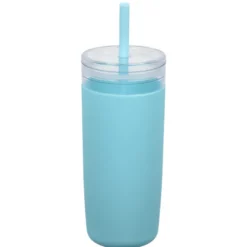 Bermuda Silicone Tumbler with Straw and Brush - 32 oz.