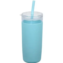 Bermuda Silicone Tumbler with Straw and Brush - 32 oz.