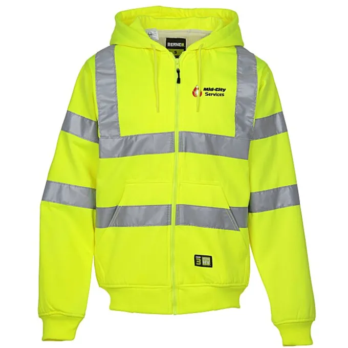 Berne Hi-Vis Thermal Lined Hoodie