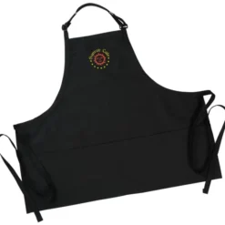 Bib Apron with Three Pockets