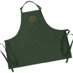 Bib Apron with Three Pockets