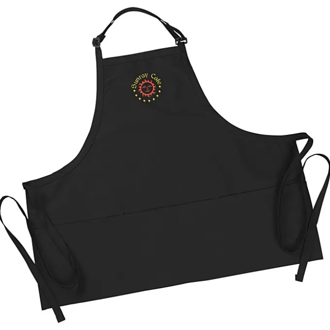Bib Apron with Three Pockets - 24 hr