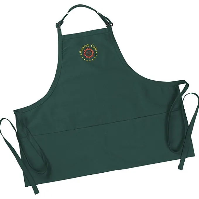 Bib Apron with Three Pockets - 24 hr