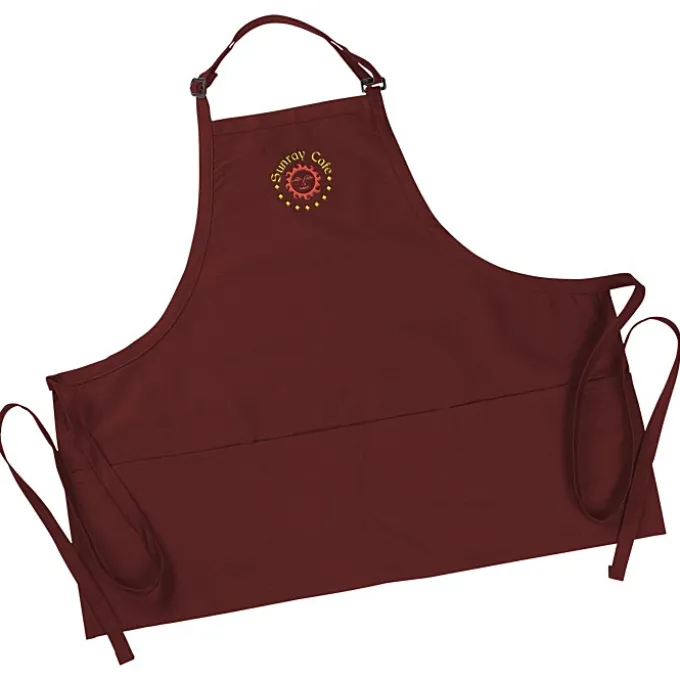 Bib Apron with Three Pockets - 24 hr
