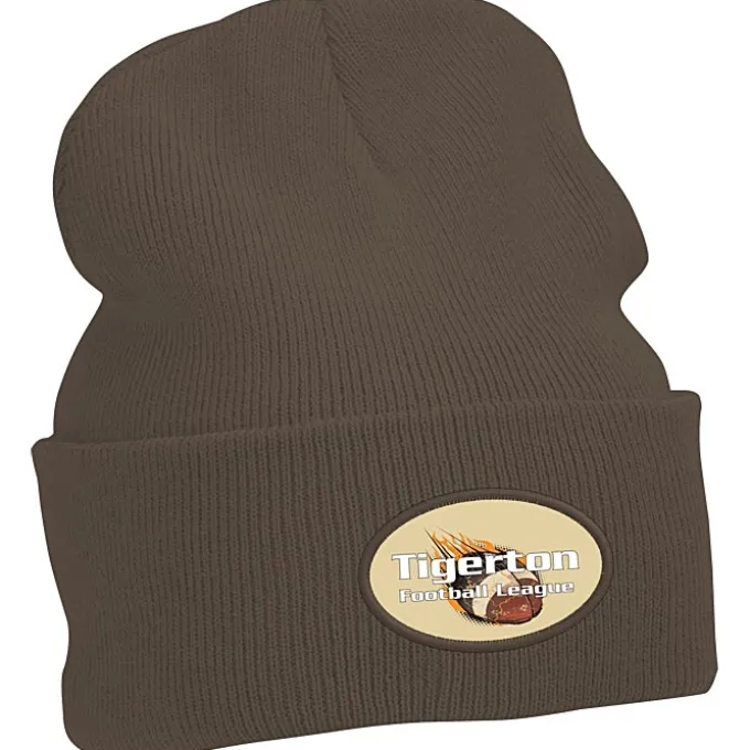 Big Cuff Knit Cap - Full Color Patch