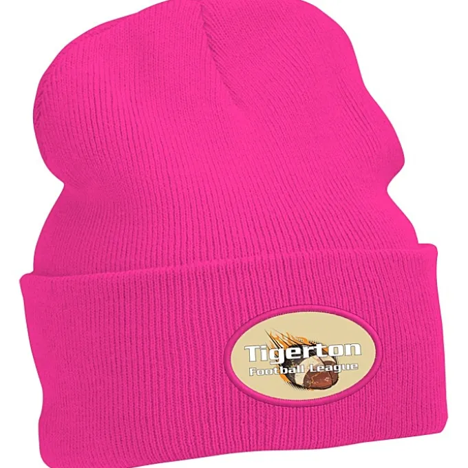 Big Cuff Knit Cap - Full Color Patch