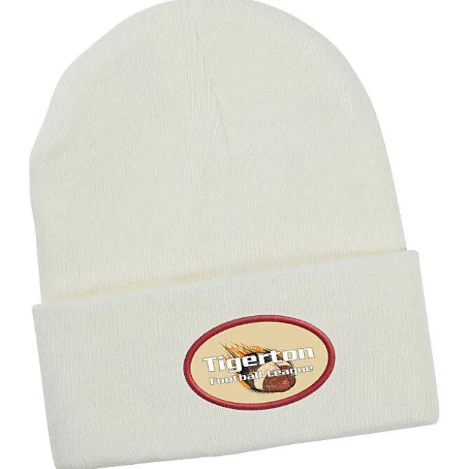 Big Cuff Knit Cap - Full Color Patch