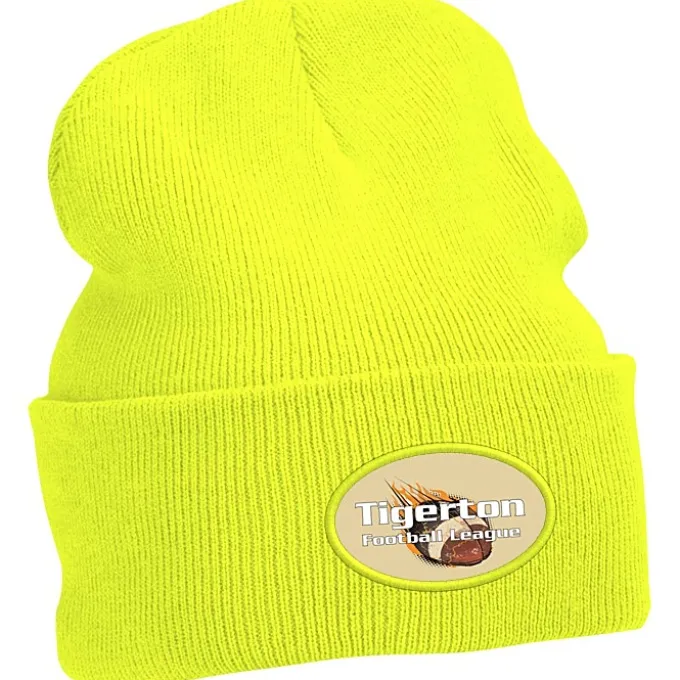 Big Cuff Knit Cap - Full Color Patch