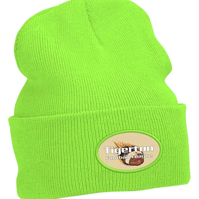 Big Cuff Knit Cap - Full Color Patch