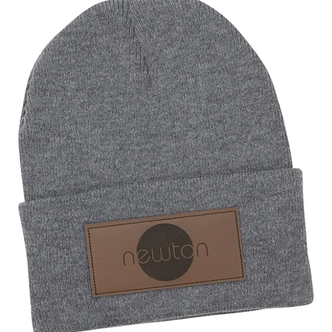 Big Cuff Knit Cap - Laser Engraved Patch