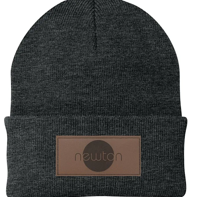 Big Cuff Knit Cap - Laser Engraved Patch
