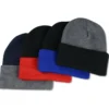 Big Cuff Knit Cap - Two Tone