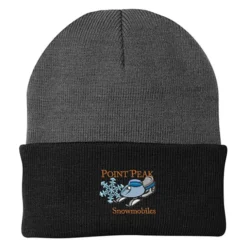 Big Cuff Knit Cap - Two Tone