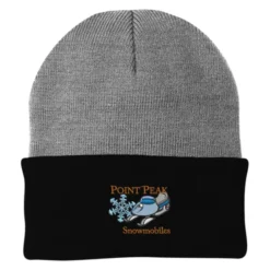 Big Cuff Knit Cap - Two Tone