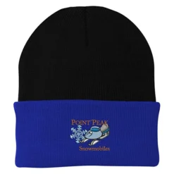 Big Cuff Knit Cap - Two Tone - 24 hr