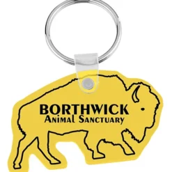 Bison Soft Keychain - Opaque
