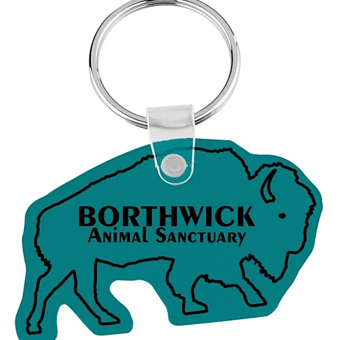 Bison Soft Keychain - Opaque
