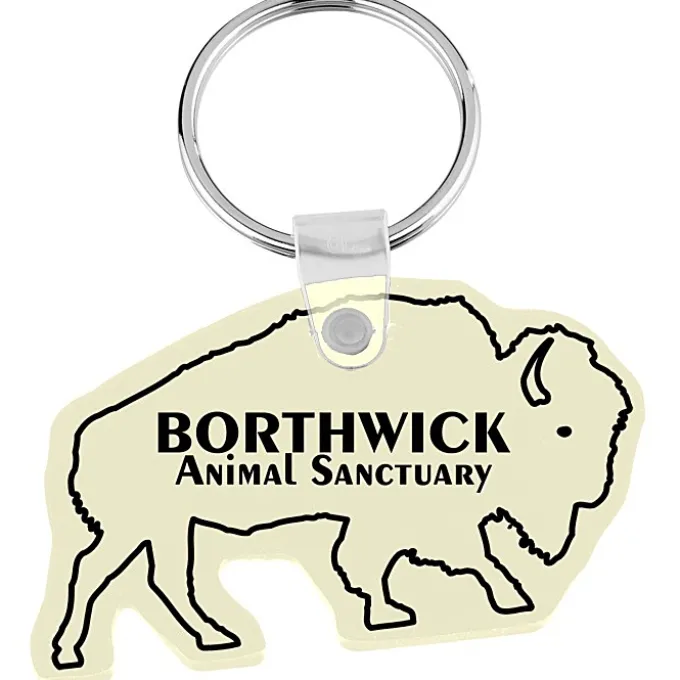 Bison Soft Keychain - Opaque