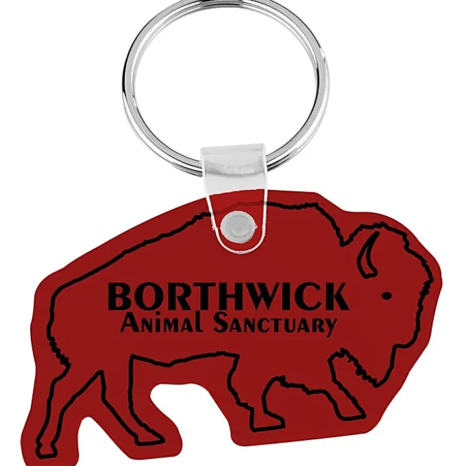 Bison Soft Keychain - Opaque