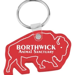 Bison Soft Keychain - Translucent