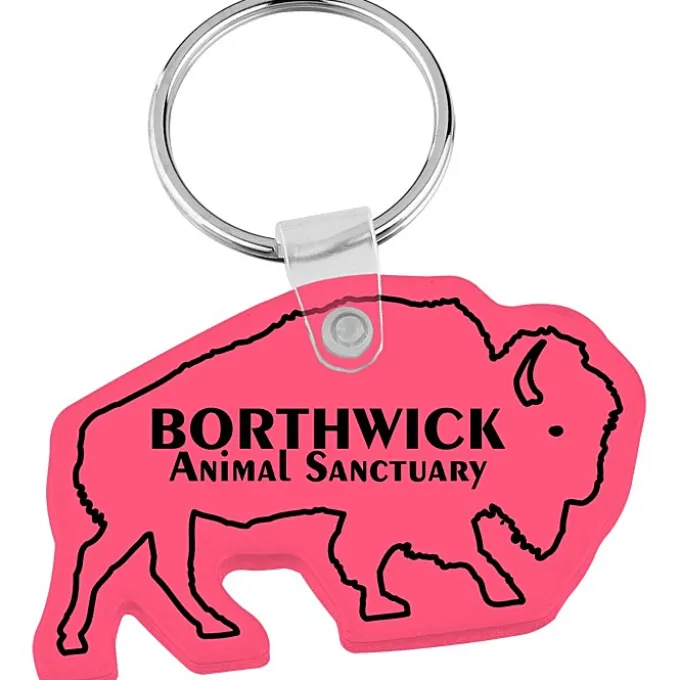 Bison Soft Keychain - Translucent