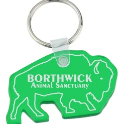 Bison Soft Keychain - Translucent