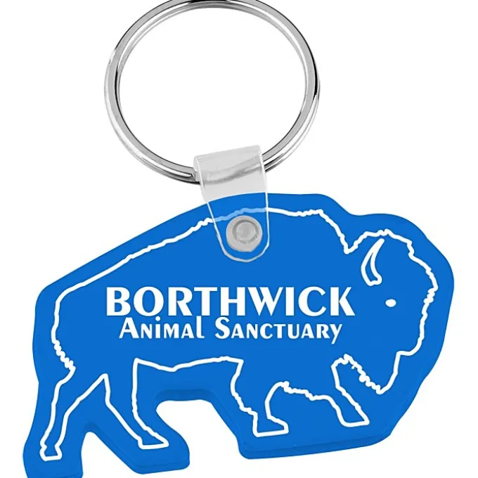 Bison Soft Keychain - Translucent