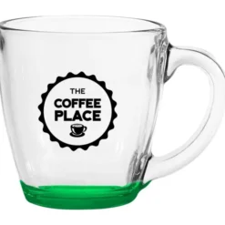 Bistro Glass Mug - 16 oz - Bottom Color