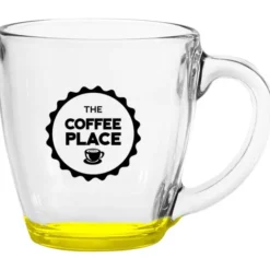 Bistro Glass Mug - 16 oz - Bottom Color