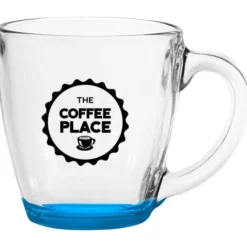 Bistro Glass Mug - 16 oz - Bottom Color