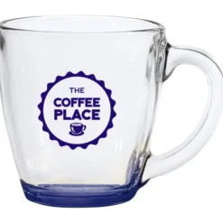 Bistro Glass Mug - 16 oz - Bottom Color