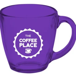 Bistro Glass Mug - 16 oz - Colors