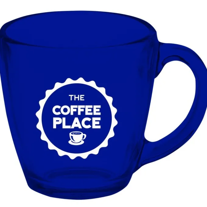 Bistro Glass Mug - 16 oz - Colors