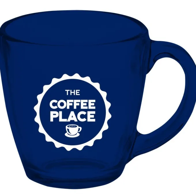 Bistro Glass Mug - 16 oz - Colors