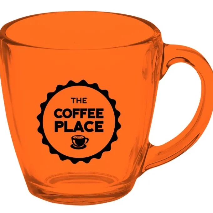Bistro Glass Mug - 16 oz - Colors
