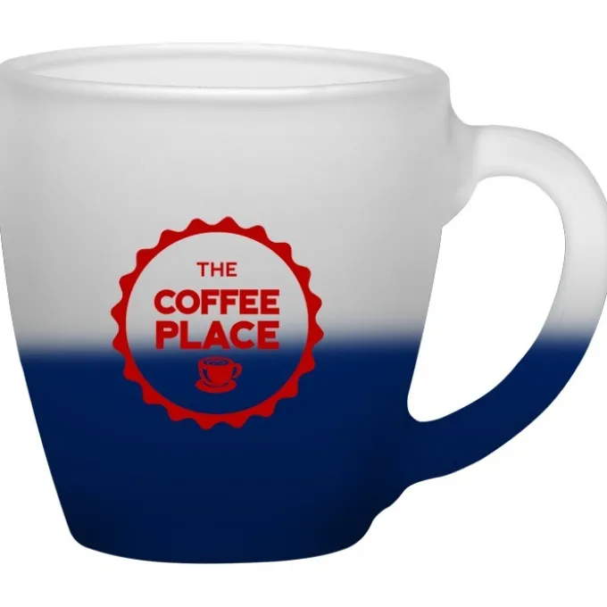 Bistro Glass Mug - 16 oz - Frosty Color