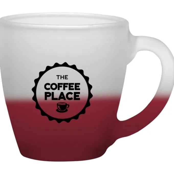 Bistro Glass Mug - 16 oz - Frosty Color