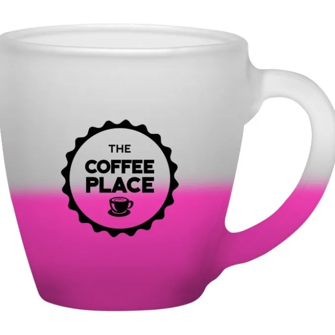 Bistro Glass Mug - 16 oz - Frosty Color