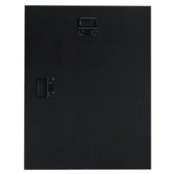 Black Glass Wall Plaque - 9 inches