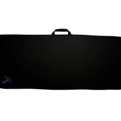 Black Loop Waffle Golf Towel - 17 inches x 40 inches