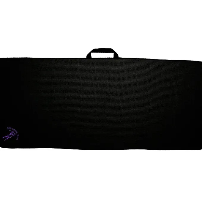 Black Loop Waffle Golf Towel - 17 inches x 40 inches